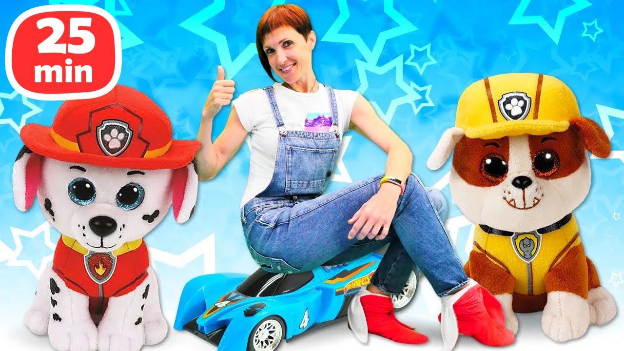 Игры в детский садик с Машей Капуки Кануки и игрушками Щенячий Патруль. Сборник для малышей смотреть онлайн