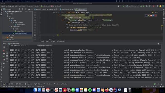 Using Spring Boot for OAuth2 (GitHub + Google) смотреть онлайн