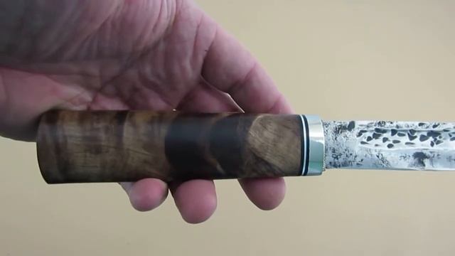 Нож «ЯКУТ» Х12МФ, сувель березы смотреть онлайн