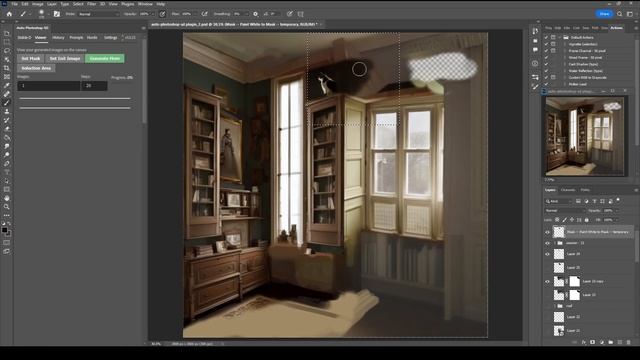 Automatic1111 Photoshop Stable Diffusion Plugin - One Click Installation смотреть онлайн