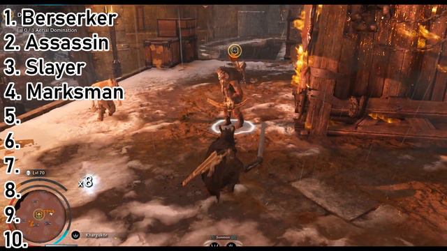 HOW TO RECRUIT THE BEST ORCS - Classes - Shadow of war смотреть онлайн