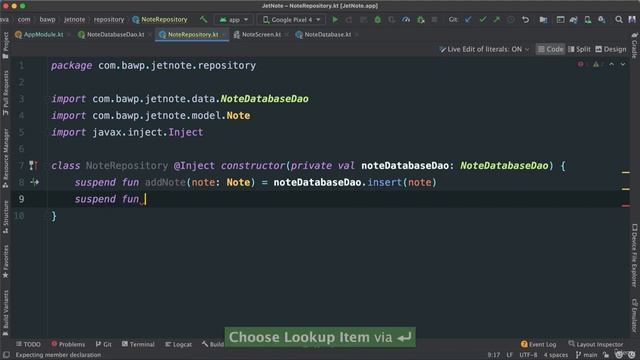 134 - Note App Improvements - Creating the Repository Class смотреть онлайн