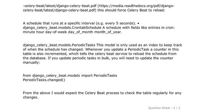 Django : Django Celery Beat admin updating Cron Schedule Periodic task not taking effect смотреть онлайн