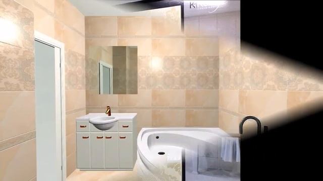 Керамическая плитка Onice/ Ониче КерЛайф в интерьере , дизайн ванной комнаты. смотреть онлайн