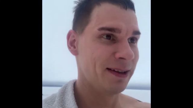 Палатка-баня!!! Купание в проруби 2019. Крещение. смотреть онлайн