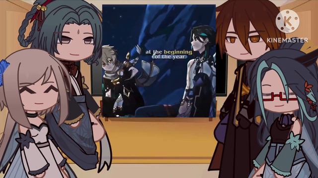Past God & Adeptus react to Rex lapis || Future liyue || Genshin impact react смотреть онлайн