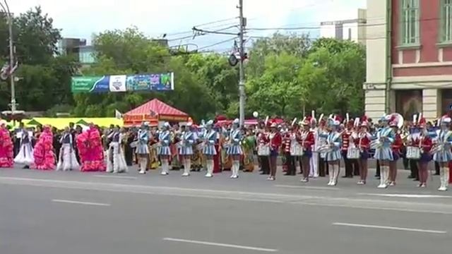 Волынки, сводный оркестр Новосибирского фестиваля 2013 года №1