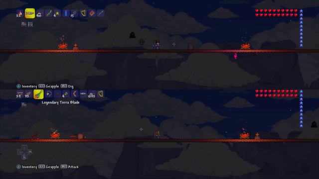 Terraria Gameplay Part 20 PS3 Update, The Legendary Terra Blade, Ocram, and Skeletron Prime смотреть онлайн
