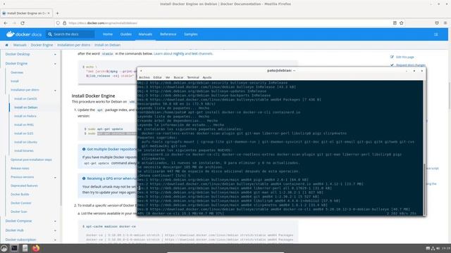 Instalacion de Docker en Debian 11 смотреть онлайн