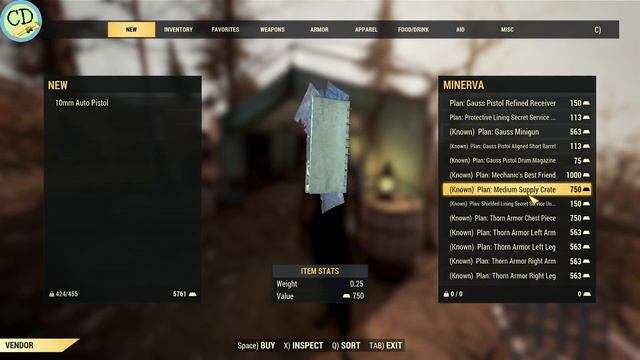 Fallout 76 Minerva Item list for Feb 27th - March 1st 2023 смотреть онлайн