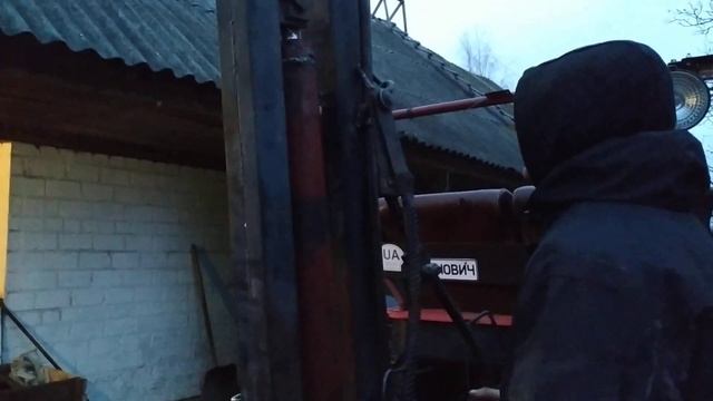 Самодельный , навесной погрузчик , Гусак смотреть онлайн