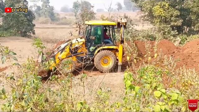 Backhoe And Loader Work Video || Jcb Bulldozer Video