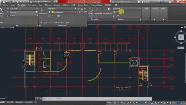 AutoCAD-Using the Ribbon смотреть онлайн