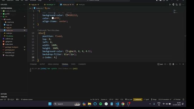 React Custom Popup Modal, without any packages. смотреть онлайн