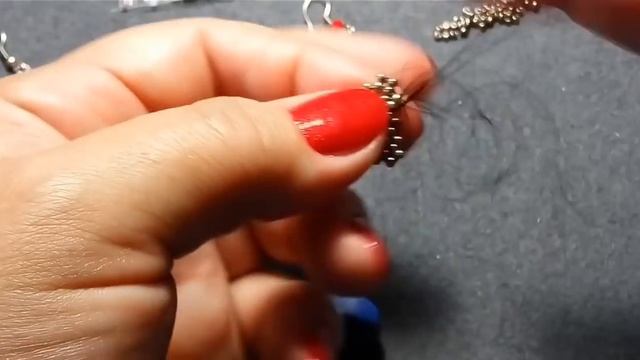 Серьги из бисера "Волшебные сапфиры". Beaded earrings " Magic sapphires" смотреть онлайн