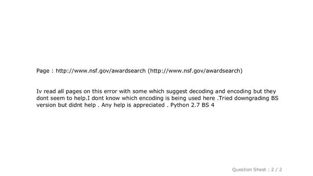 HTML : Python Beautiful Soup 'ascii' codec can't encode character u'\xa5' смотреть онлайн