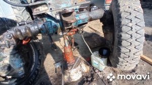 установка дозатора на МТЗ  52 одинаковый выворот колес
