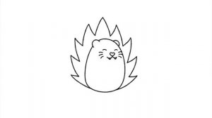 Каракули. Серия 38 - Как нарисовать ёжика. Обучающие мультфильмы для малышей