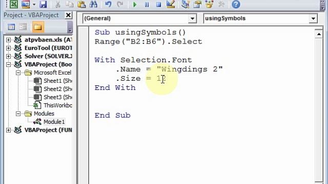Using Symbols in Drop Down List in Excel Worksheet - VBA смотреть онлайн