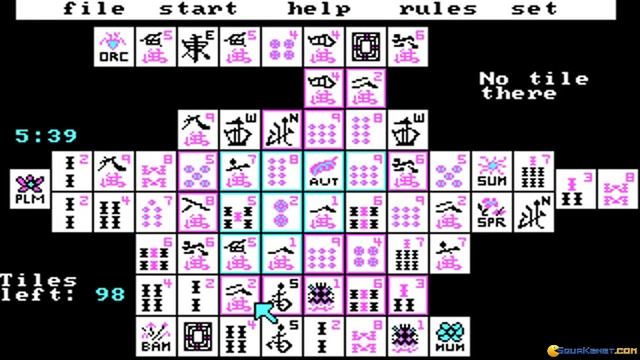 Shanghai gameplay (PC Game, 1986) смотреть онлайн