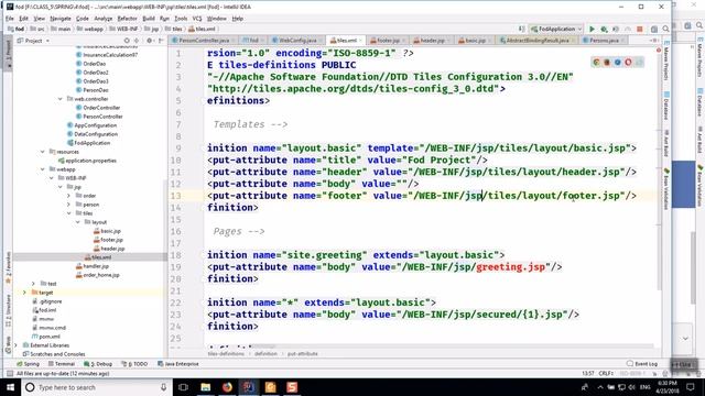 12 - Spring MVC Apache Tile смотреть онлайн