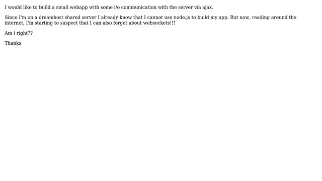 DevOps & SysAdmins: Websocket on dreamhost shared hosting (2 Solutions!!) смотреть онлайн