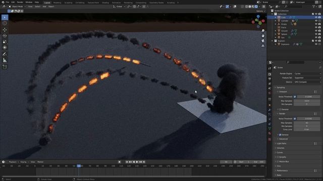 Blender Tutorial - Creating an Exploding Missiles Simulation смотреть онлайн