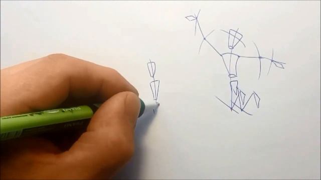 Прыжок простой рисунок смотреть онлайн