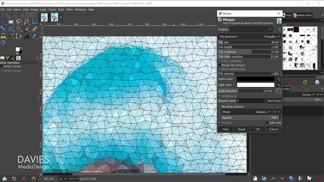 Create a Low Poly Portrait in GIMP | Super Easy Technique смотреть онлайн