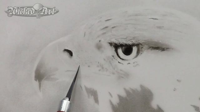 Airbrush Tutorial: Eagle Portrait (Part 1) смотреть онлайн