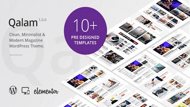 Qalam - NewsPaper and Magazine WordPress Theme | Themeforest Website Templates and Themes смотреть онлайн