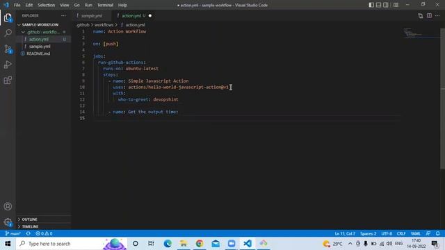 Create Simple GitHub Actions Workflow for Java Application |GitHub Actions Crash Course | DevOpsHin смотреть онлайн