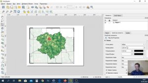 Создание координатной сетки в макете карты в QGIS