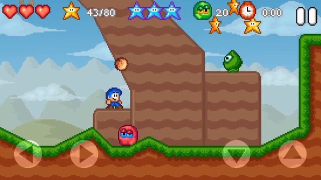 Bloo Kid 2 Gameplay - Green Hills 1-5 смотреть онлайн