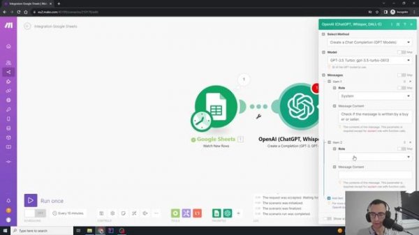 Google Sheets + Make.com + ChatGPT: Automation Tutorial