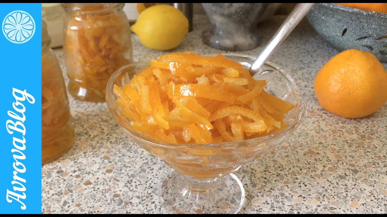 Варенье из мандариновых корочек