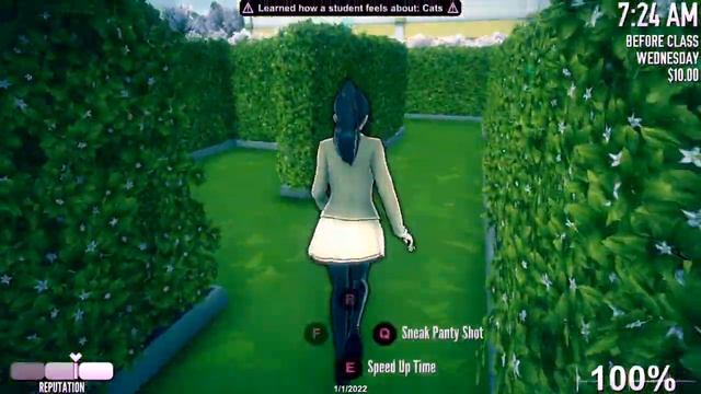 Осана Наджими отправляется в полёт. Yandere Simulator смотреть онлайн