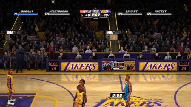 NBA JAM ON FIRE EDITION OKC VS LAL GAMEPLAY смотреть онлайн