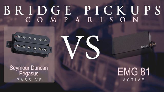 Seymour Duncan PEGASUS vs EMG 81 - Bridge Pickup Guitar Comparison / Demo смотреть онлайн