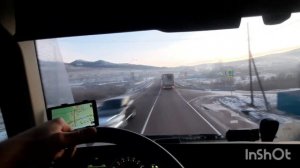 Рейс на Хабаровск. Перевал Култук зимой. Дальнобой зимой. #дальнобой