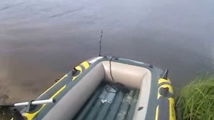 Обзор надувной лодки Seahawk 3 Intex на воде.(Часть 2).