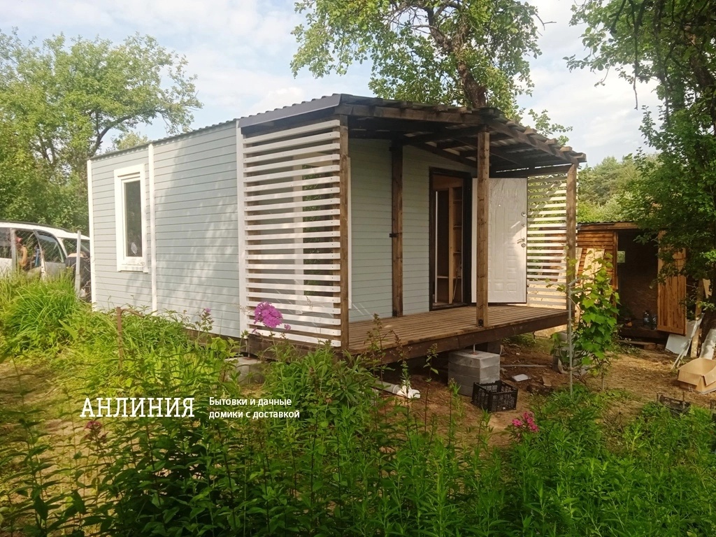 Недорогой дачный летний дом Полынь / 4,8 х 4,0 м / 2-модульный. АН-Линия, Смоленск
