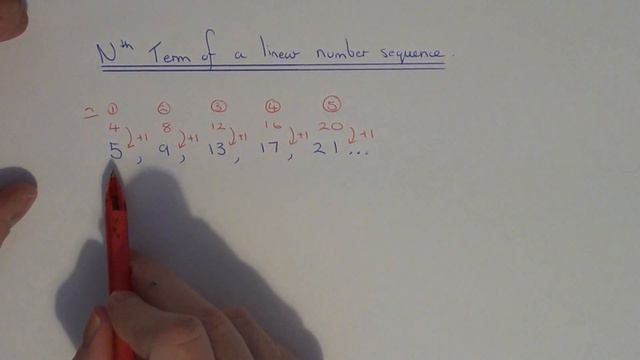 nth term of an increasing linear number sequence.m2ts смотреть онлайн