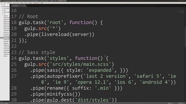 Faster Web Developing Workflow With GulpJS смотреть онлайн