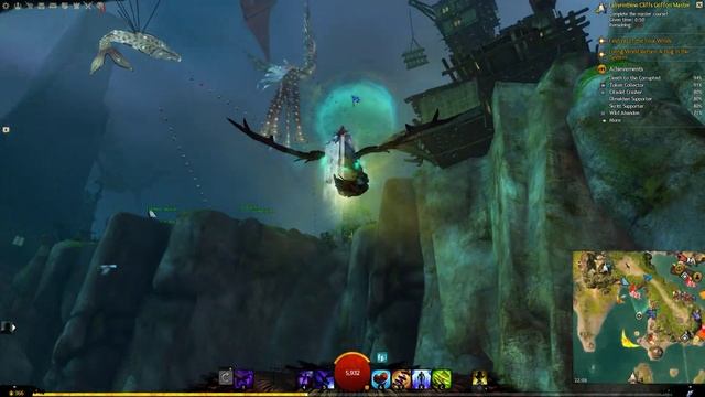 GW2 - Barnstorming the Cliffs смотреть онлайн