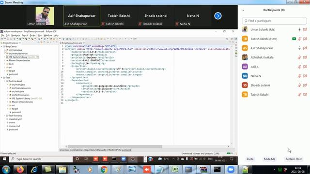 Spring Core (Episode 8 - eclipse + maven installation & setup) смотреть онлайн