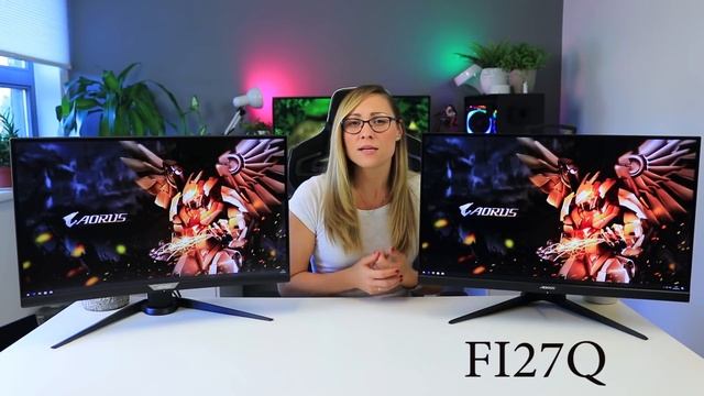Curved VA or Flat IPS? - Aorus FI27Q & CV27Q Gaming Monitors Reviewed (27" 1440p 165Hz HDR) смотреть онлайн