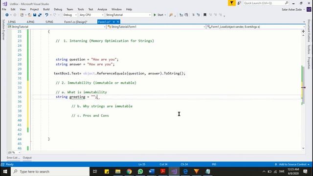 Understanding String Immutability In C# | Part 6 | C# Tutorial String Series смотреть онлайн