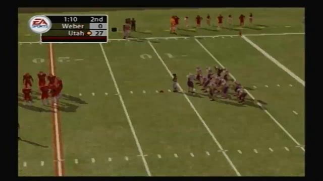 NCAA Football 2005 rivalry game - battle for the Beehive Boot - Weber State Wildcats vs Utah Utes смотреть онлайн