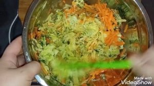 Овощные котлеты из кабачков,моркови,картошки и сыра‼️/Виталик и Ангелина